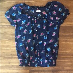 Hollister Floral Blouse